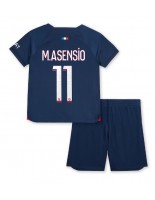 Paris Saint-Germain Marco Asensio #11 Domácí dres pro děti 2023-24 Krátký Rukáv (+ trenýrky)